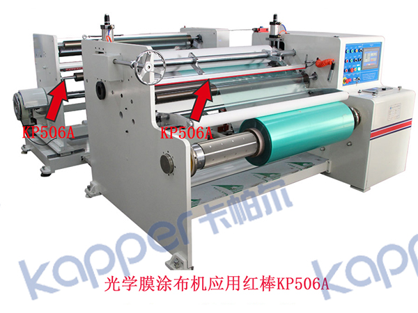 Optical film rewinder
