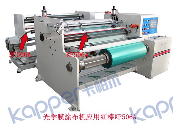 Optical film rewinder