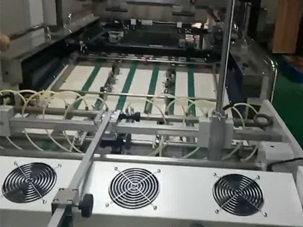 Screen printing to remove static electricity