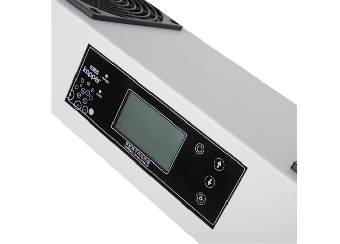 Sixth generation intelligent suspension double-head ion fan